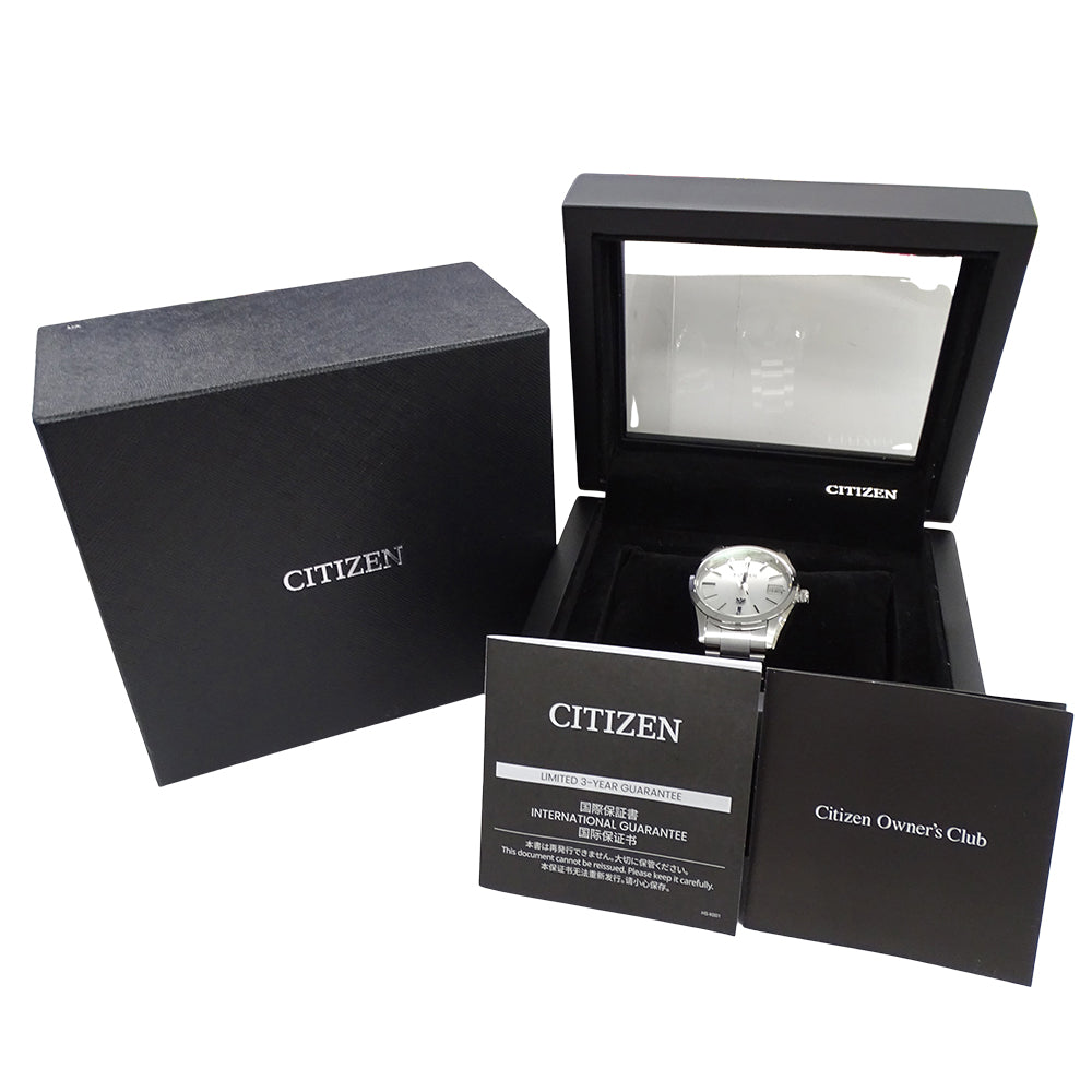 CITIZEN シチズン ザ シチズン AQ4080-52A メンズ 腕時計 エコドライブ ソーラー ステンレス【中古】
