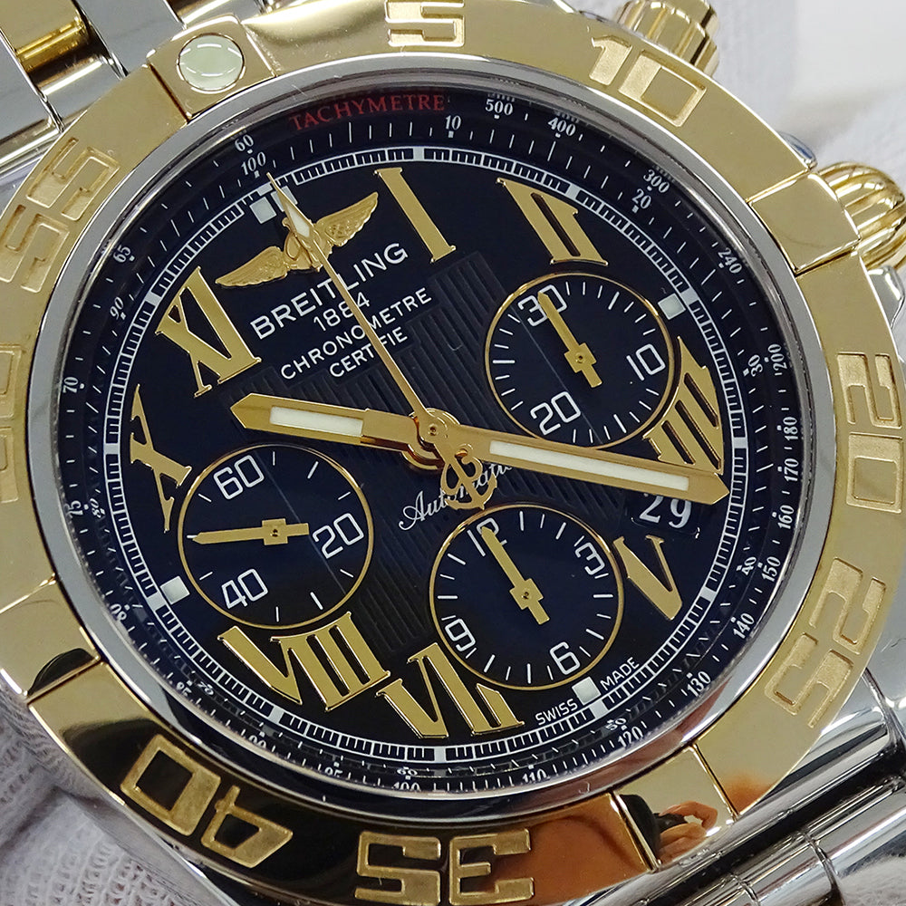 BREITLING ブライトリング クロノマット44 CB011012/B957 メンズ 腕時計 自動巻き SS PG 磨き済み【中古】
