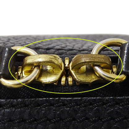 BURBERRY バーバリー トートバッグ ブラック レザー レディース 【中古】