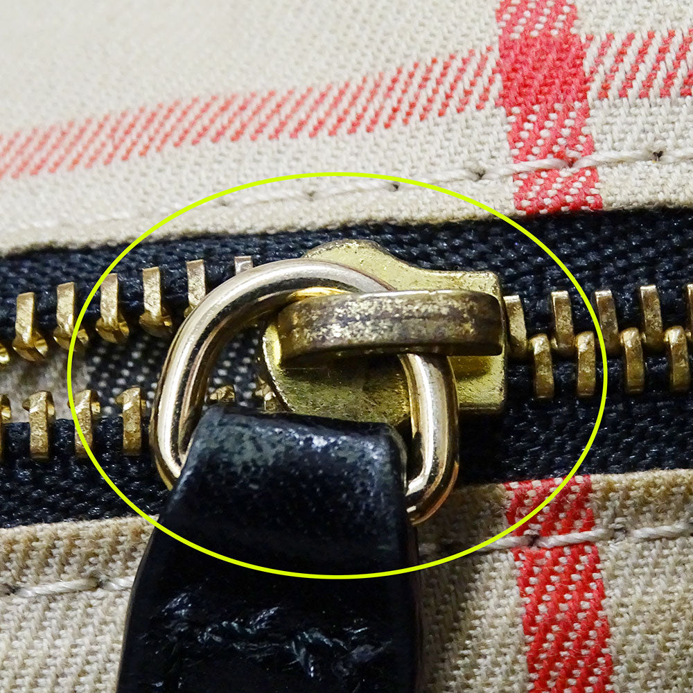 BURBERRY バーバリー トートバッグ ブラック レザー レディース 【中古】