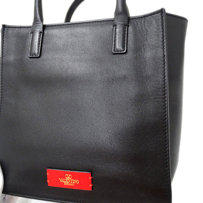 Valentino Garavani ヴァレンティノ・ガラヴァーニ 2wayバッグ ブラック レザー レディース 【中古】