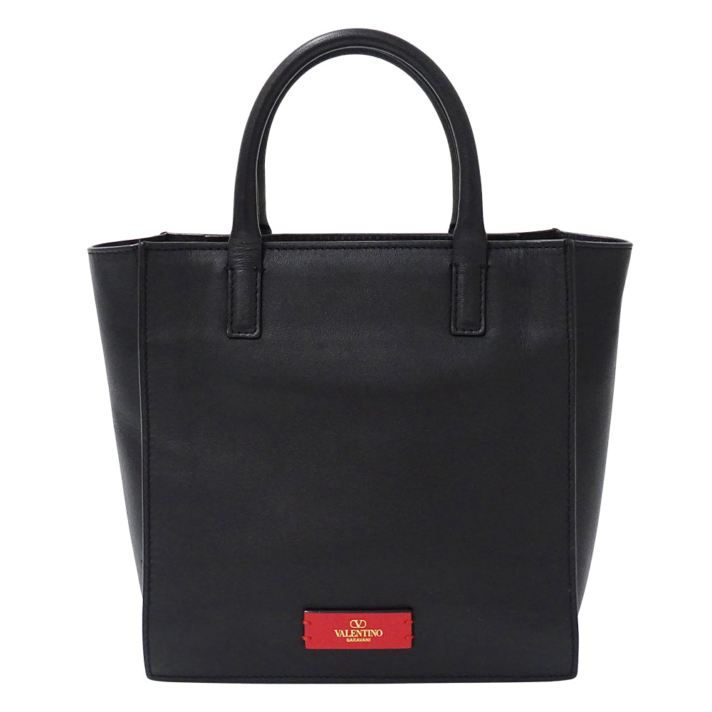 Valentino Garavani ヴァレンティノ・ガラヴァーニ 2wayバッグ ブラック レザー レディース 【中古】
