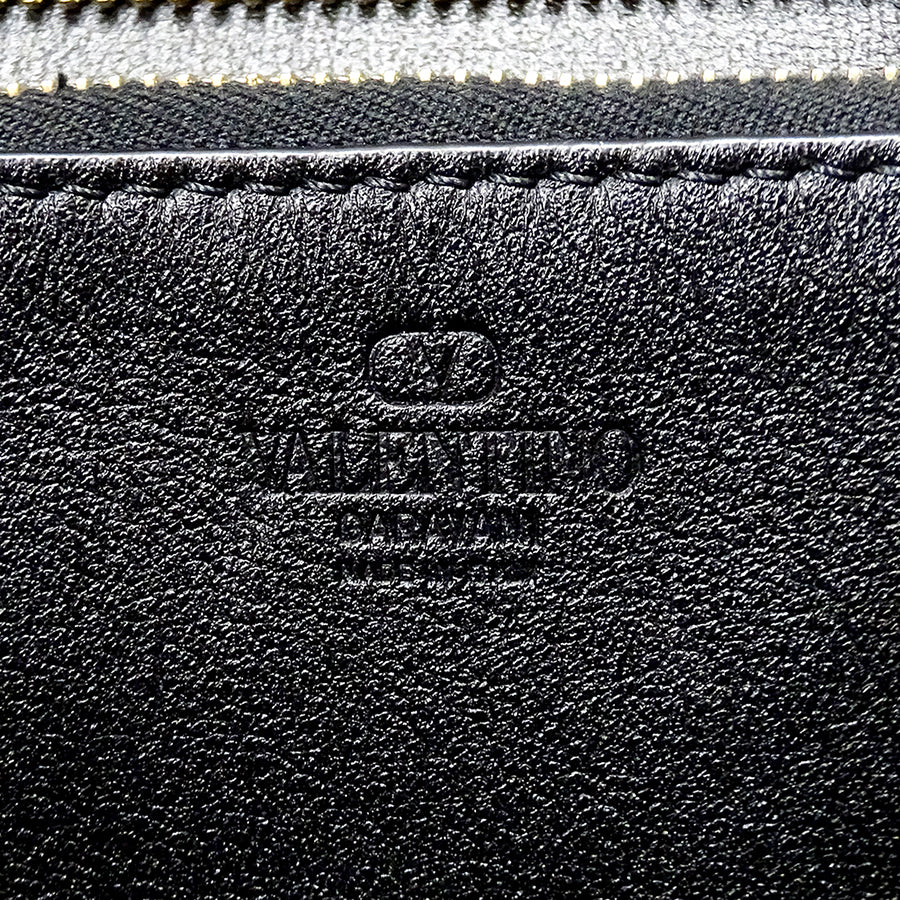 Valentino Garavani ヴァレンティノ・ガラヴァーニ 2wayバッグ ブラック レザー レディース 【中古】
