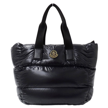 MONCLER モンクレール カラドック トートバッグ ブラック ナイロン レディース 【中古】