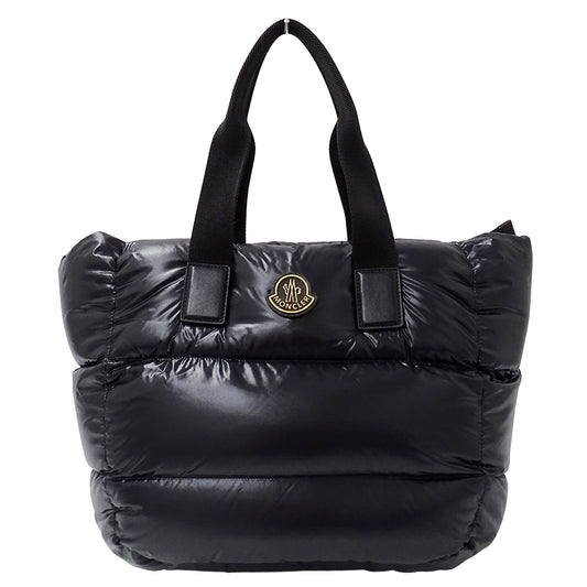 MONCLER モンクレール カラドック トートバッグ ブラック ナイロン レディース 【中古】