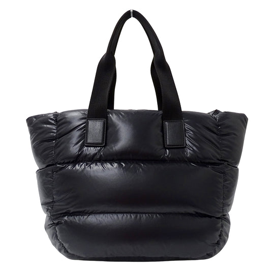 MONCLER モンクレール カラドック トートバッグ ブラック ナイロン レディース 【中古】