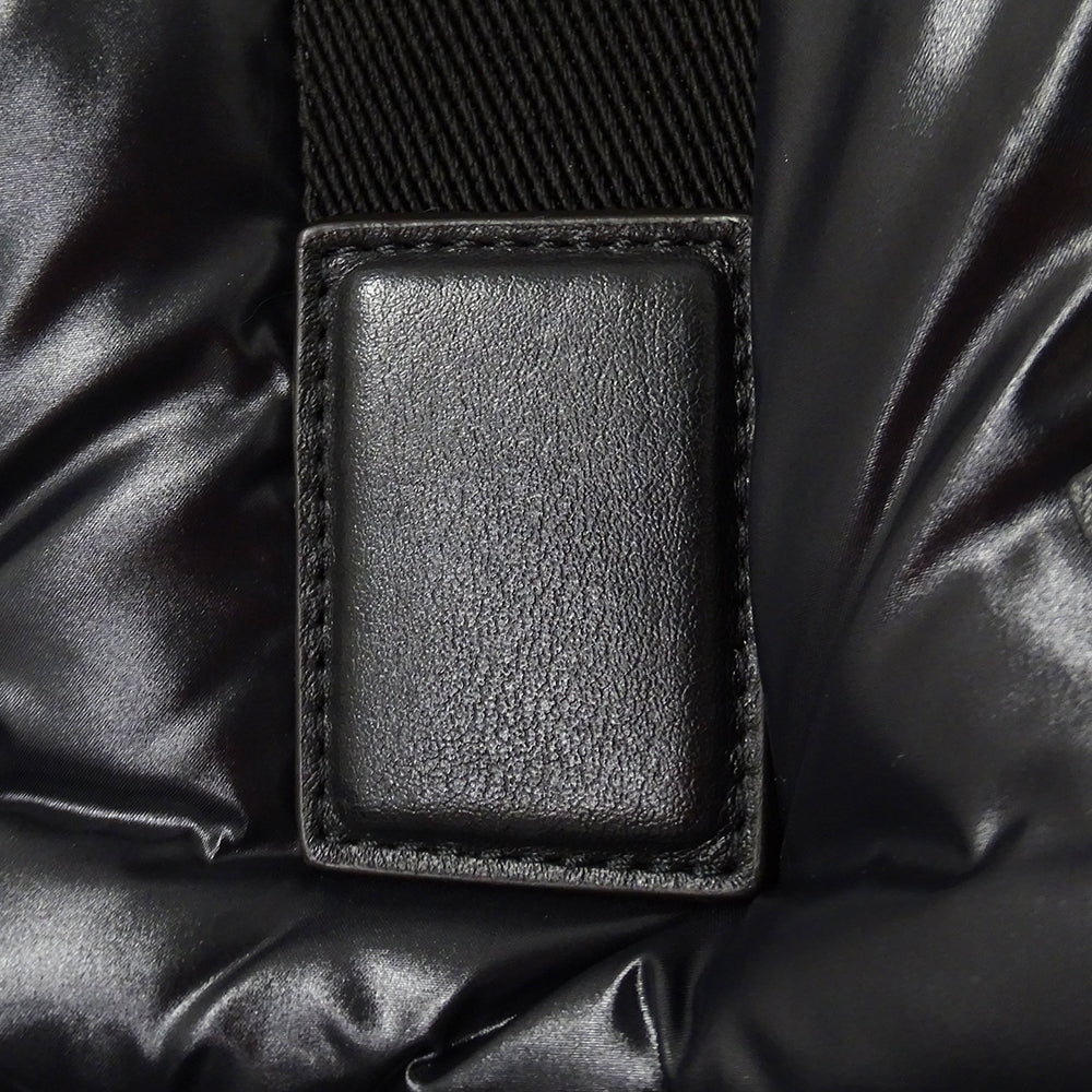 MONCLER モンクレール カラドック トートバッグ ブラック ナイロン レディース 【中古】