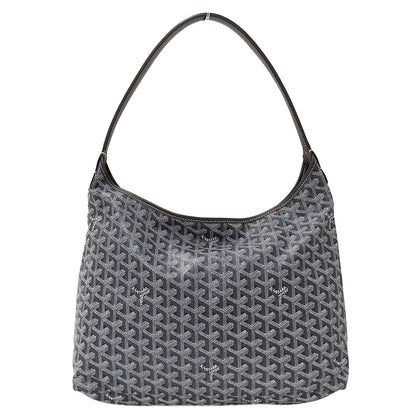 GOYARD ゴヤール ボエム ホーボーバッグ ショルダーバッグ グレー コーティングキャンバス レディース 【中古】