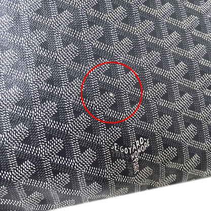 GOYARD ゴヤール ボエム ホーボーバッグ ショルダーバッグ グレー コーティングキャンバス レディース 【中古】