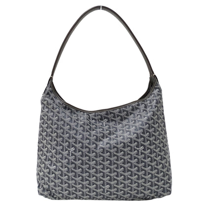 GOYARD ゴヤール ボエム ホーボーバッグ ショルダーバッグ グレー コーティングキャンバス レディース 【中古】