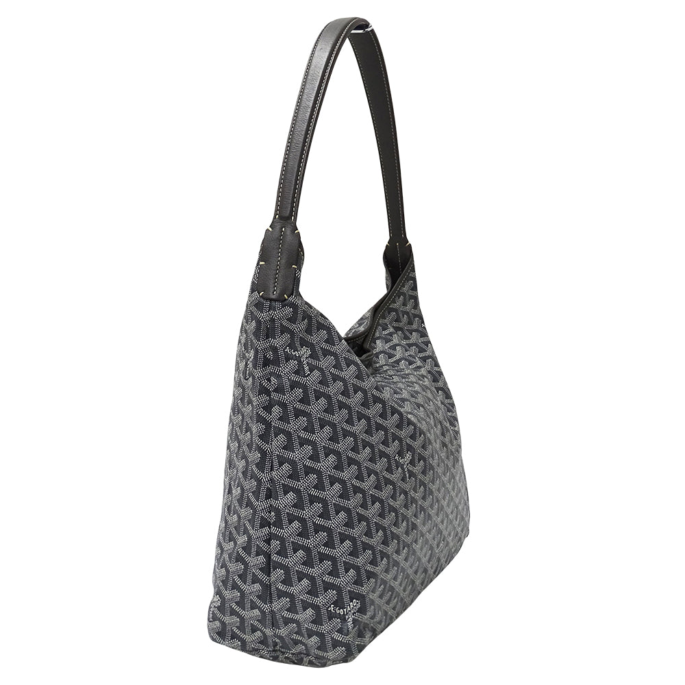 GOYARD ゴヤール ボエム ホーボーバッグ ショルダーバッグ グレー コーティングキャンバス レディース 【中古】