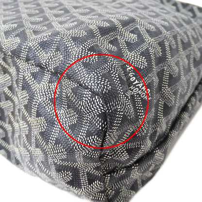 GOYARD ゴヤール ボエム ホーボーバッグ ショルダーバッグ グレー コーティングキャンバス レディース 【中古】
