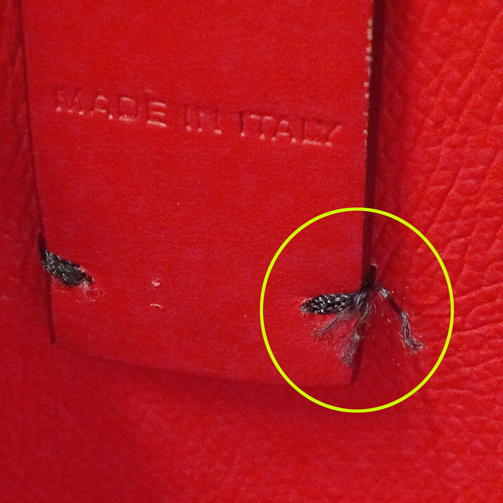 Christian Louboutin クリスチャンルブタン カバタ ミニ 2wayバッグ ブラック レッド レザー レディース 【中古】