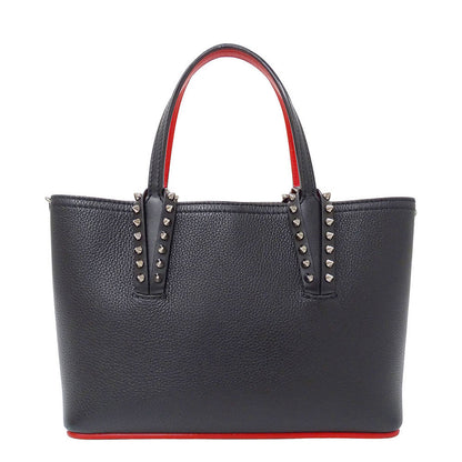 Christian Louboutin クリスチャンルブタン カバタ ミニ 2wayバッグ ブラック レッド レザー レディース 【中古】