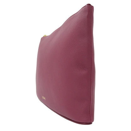 LOEWE ロエベ クラッチ・セカンドバッグ ボルドー レザー レディース 【中古】