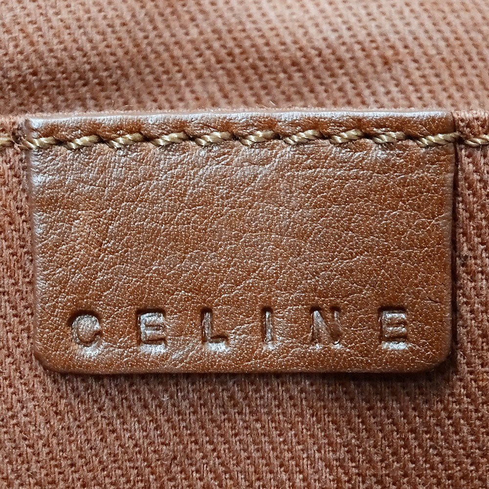 CELINE セリーヌ ブギーバッグ ハンドバッグ ブラウン レザー レディース 【中古】