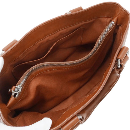CELINE セリーヌ ブギーバッグ ハンドバッグ ブラウン レザー レディース 【中古】