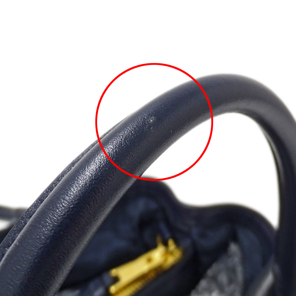 PRADA プラダ 2wayバッグ ネイビー ナイロン レディース 【中古】