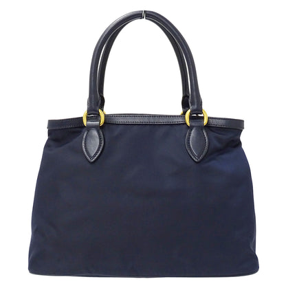 PRADA プラダ 2wayバッグ ネイビー ナイロン レディース 【中古】