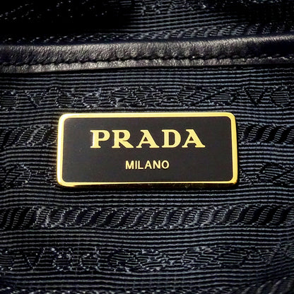 PRADA プラダ 2wayバッグ ネイビー ナイロン レディース 【中古】