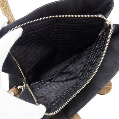PRADA プラダ トートバッグ ブラック ナイロン レディース 【中古】