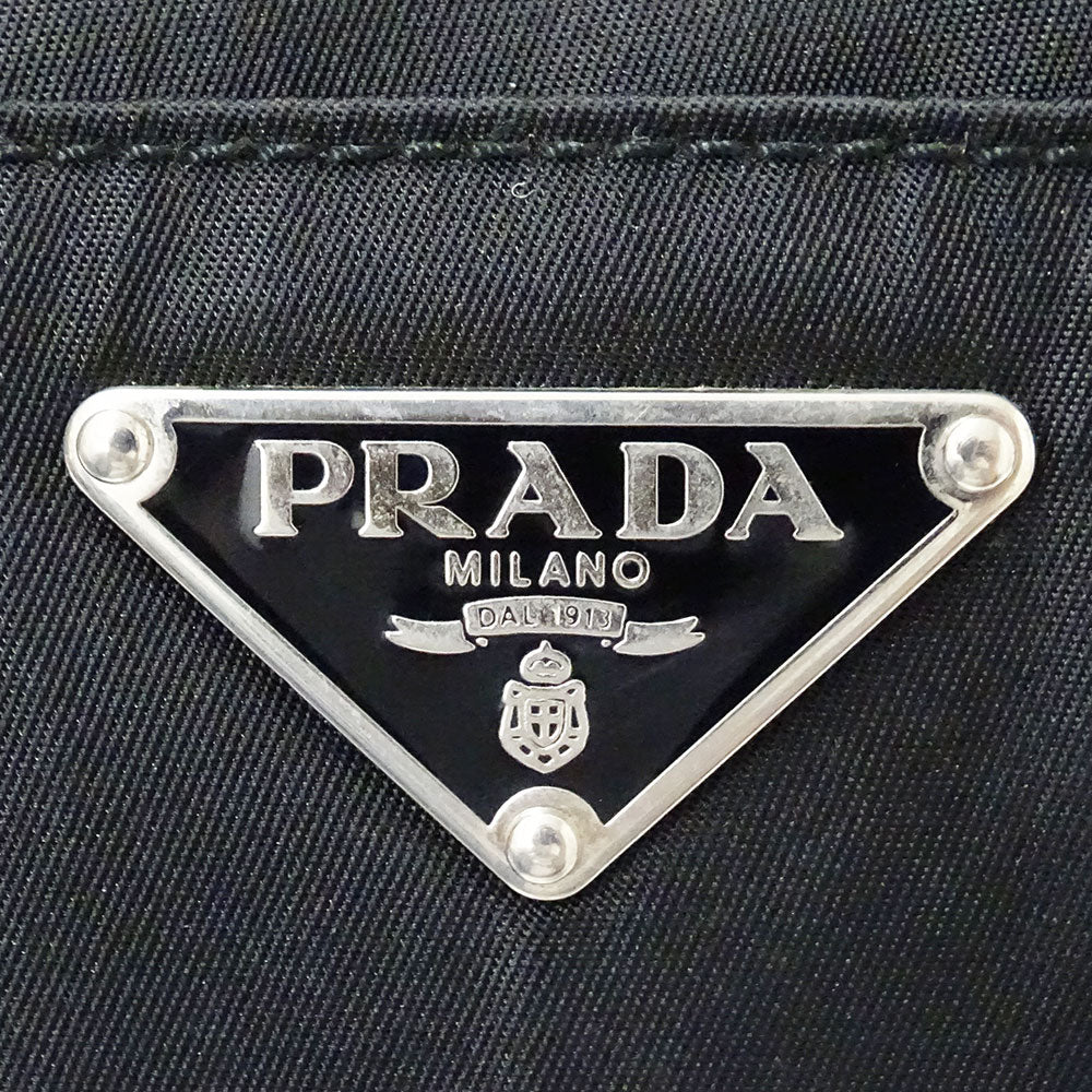 PRADA プラダ トートバッグ ブラック ナイロン レディース 【中古】