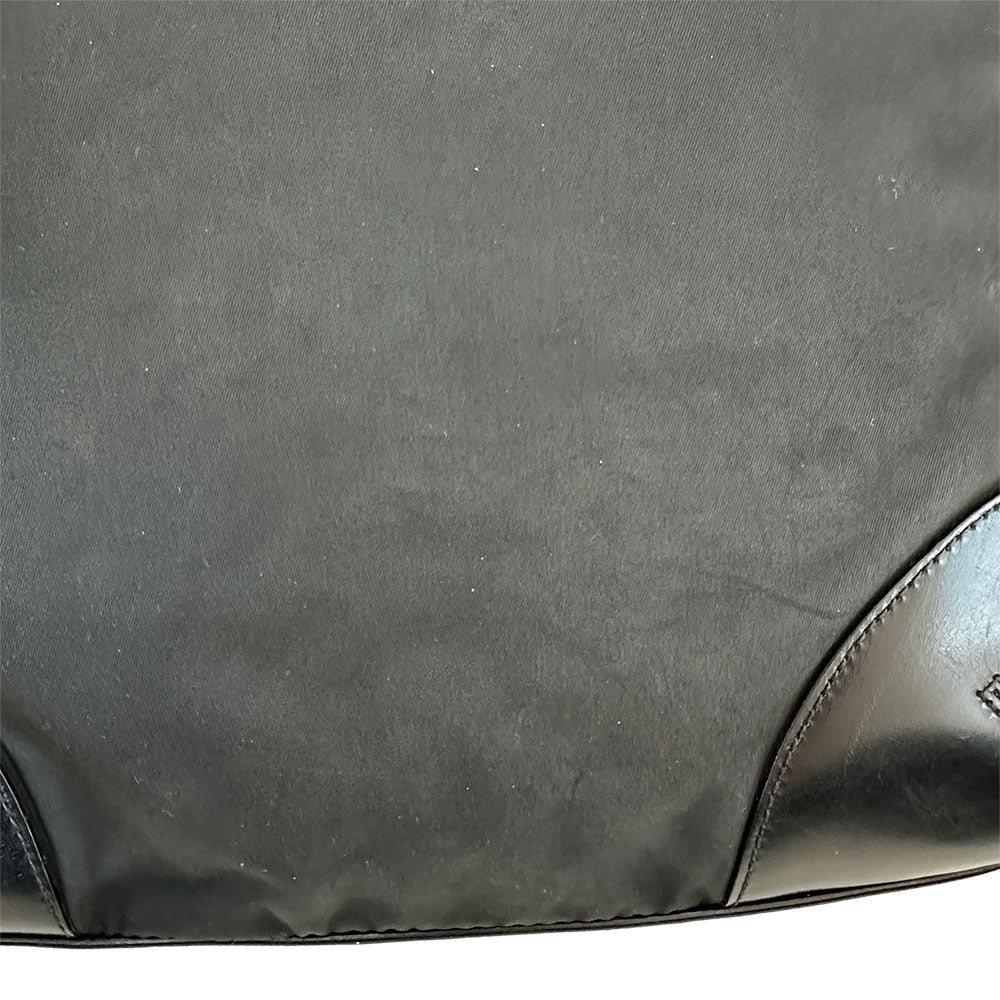 PRADA プラダ ショルダーバッグ ブラック ナイロン メンズ 【中古】