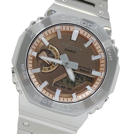 CASIO カシオ G-SHOCK フルメタル 2100シリーズ GM-B2100AD-5AJF メンズ 腕時計 タフソーラー ステンレス 【中古】