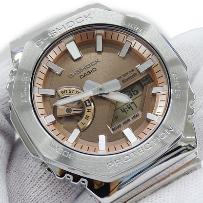 CASIO カシオ G-SHOCK フルメタル 2100シリーズ GM-B2100AD-5AJF メンズ 腕時計 タフソーラー ステンレス 【中古】