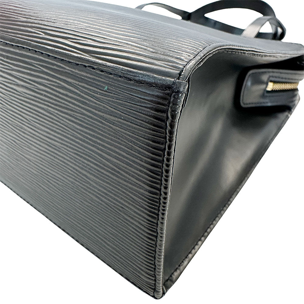 LOUIS VUITTON ルイ・ヴィトン クロワゼットPM ハンドバッグ エピ ノワール M52492 エピレザー レディース メンズ 【中古】