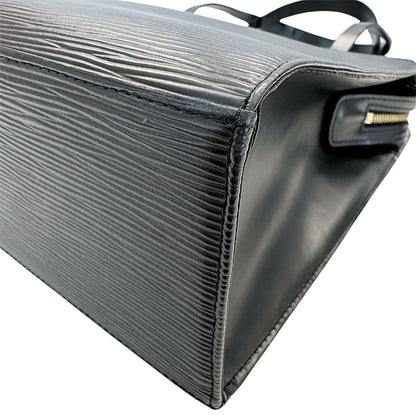 LOUIS VUITTON ルイ・ヴィトン クロワゼットPM ハンドバッグ エピ ノワール M52492 エピレザー レディース メンズ 【中古】