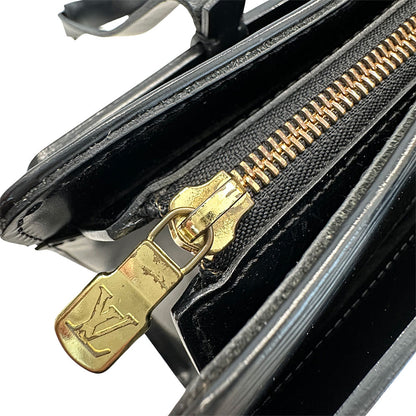 LOUIS VUITTON ルイ・ヴィトン クロワゼットPM ハンドバッグ エピ ノワール M52492 エピレザー レディース メンズ 【中古】