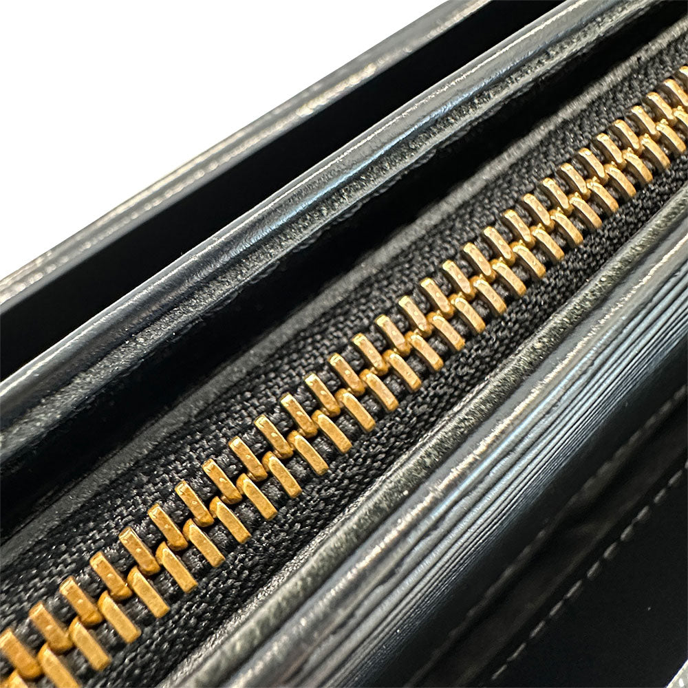 LOUIS VUITTON ルイ・ヴィトン クロワゼットPM ハンドバッグ エピ ノワール M52492 エピレザー レディース メンズ 【中古】