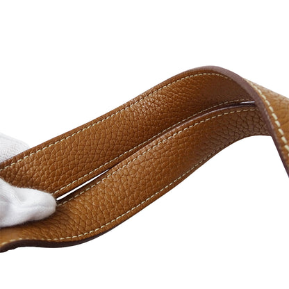 HERMES エルメス ピコタンロック PM ハンドバッグ ブラウン シルバー金具 トリヨンクレマンス レディース 【中古】