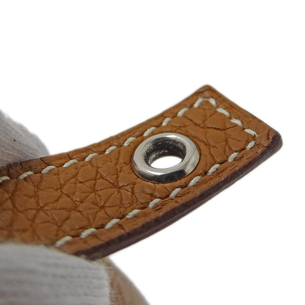 HERMES エルメス ピコタンロック PM ハンドバッグ ブラウン シルバー金具 トリヨンクレマンス レディース 【中古】