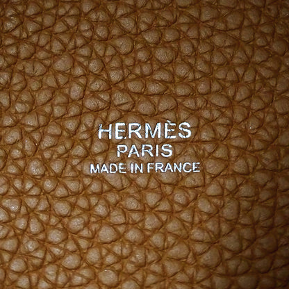 HERMES エルメス ピコタンロック PM ハンドバッグ ブラウン シルバー金具 トリヨンクレマンス レディース 【中古】