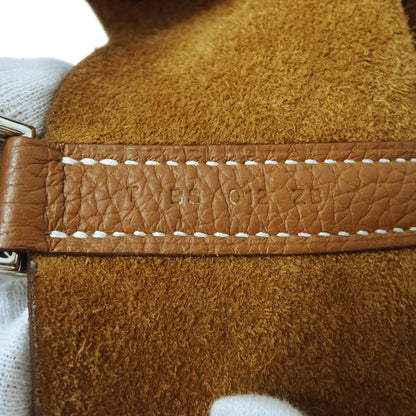 HERMES エルメス ピコタンロック PM ハンドバッグ ブラウン シルバー金具 トリヨンクレマンス レディース 【中古】