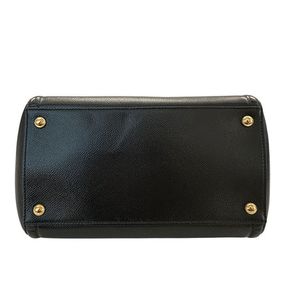 Ferragamo フェラガモ 2wayバッグ ヴァラリボン ブラック レザー レディース 【中古】