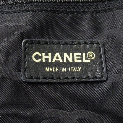 CHANEL シャネル トートバッグ ワイルドステッチ ブラック ゴールド金具 レザー レディース 【中古】