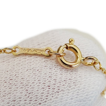 TIFFANY&Co. ティファニー パロマピカソ ラビングハート ネックレス 750PG ダイヤモンド レディース 磨き済み【中古】