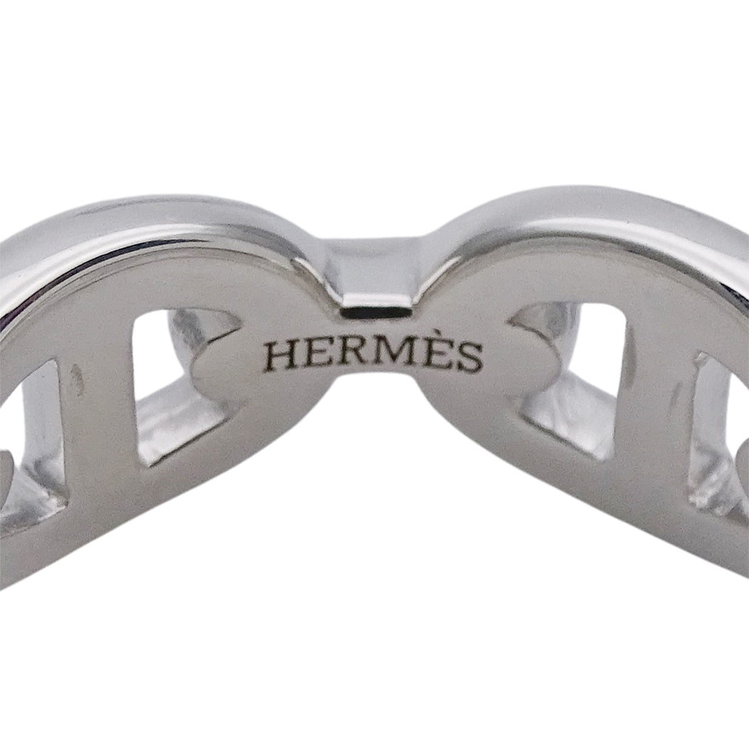 HERMES エルメス シェーヌダンクル アンシェネ リング 指輪 SV925 シルバー #54 約14号 レディース メンズ 磨き済み【中古】