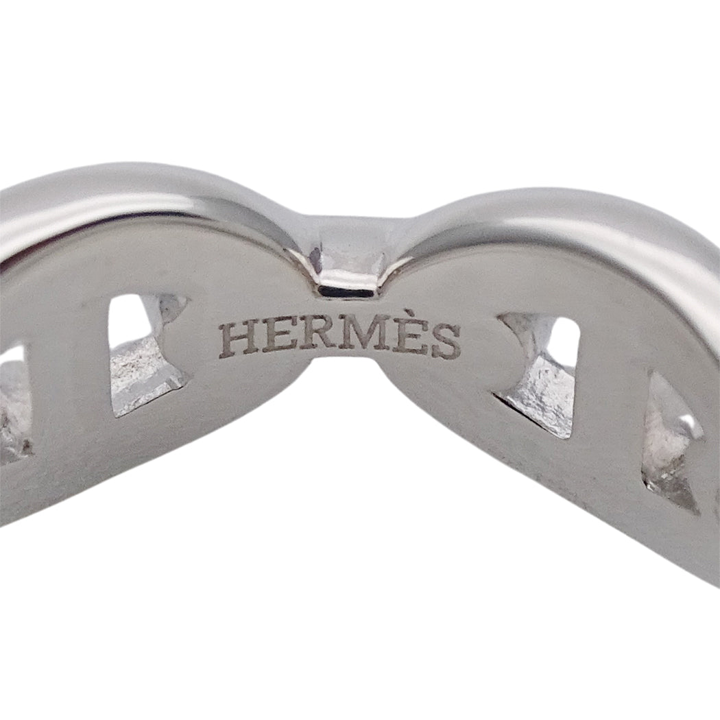 HERMES エルメス シェーヌダンクル アンシェネ リング 指輪 SV925 シルバー #51 約11号 レディース メンズ 磨き済み【中古】