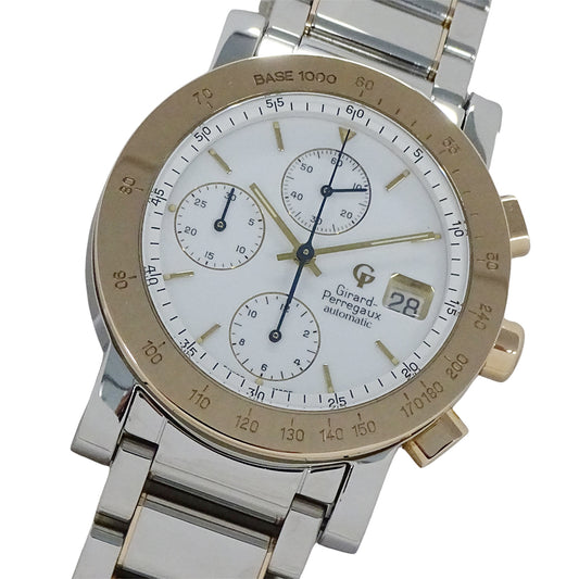 GIRARD PERREGAUX ジラール・ペルゴ GP7000 メンズ 腕時計 クロノグラフ 自動巻き AT SS PG 磨き済み【中古】