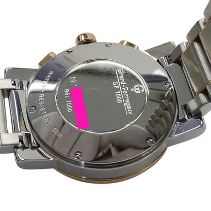 GIRARD PERREGAUX ジラール・ペルゴ GP7000 メンズ 腕時計 クロノグラフ 自動巻き AT SS PG 磨き済み【中古】