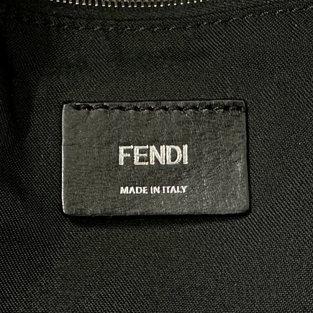 FENDI フェンディ リュック バグズアイ ブラック 7VZ012 ナイロン メンズ 【中古】
