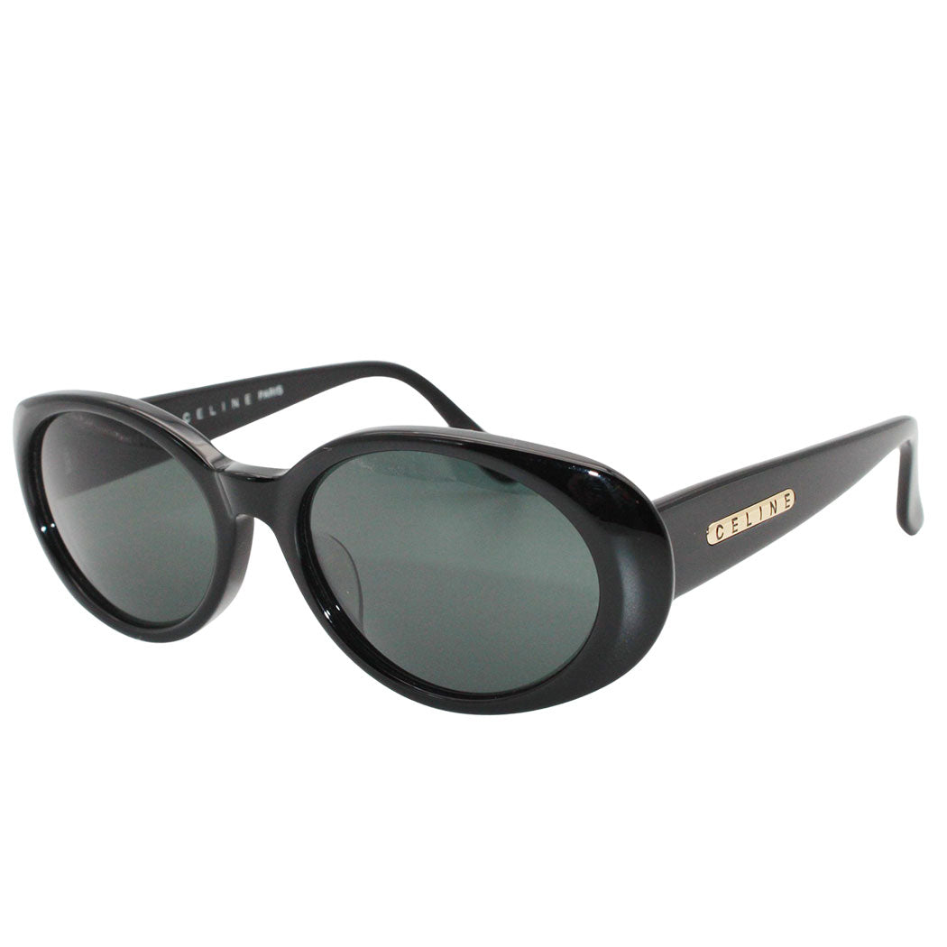 CELINE セリーヌ サングラス ブラック CLF884 レディース メンズ 【中古】