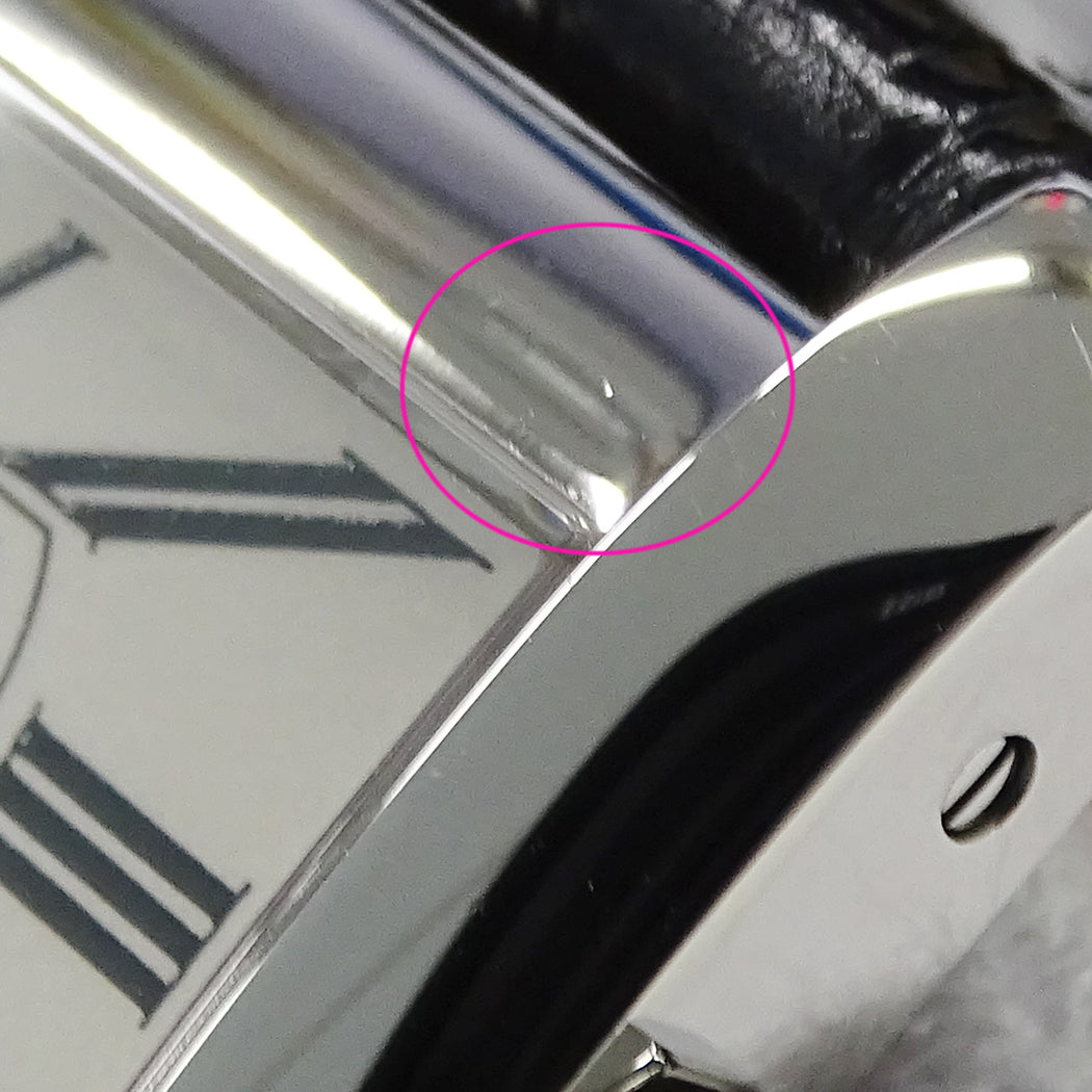 Cartier カルティエ タンク ディヴァン ミニ W6300255 レディース 腕時計 ステンレス レザー 磨き済み【中古】