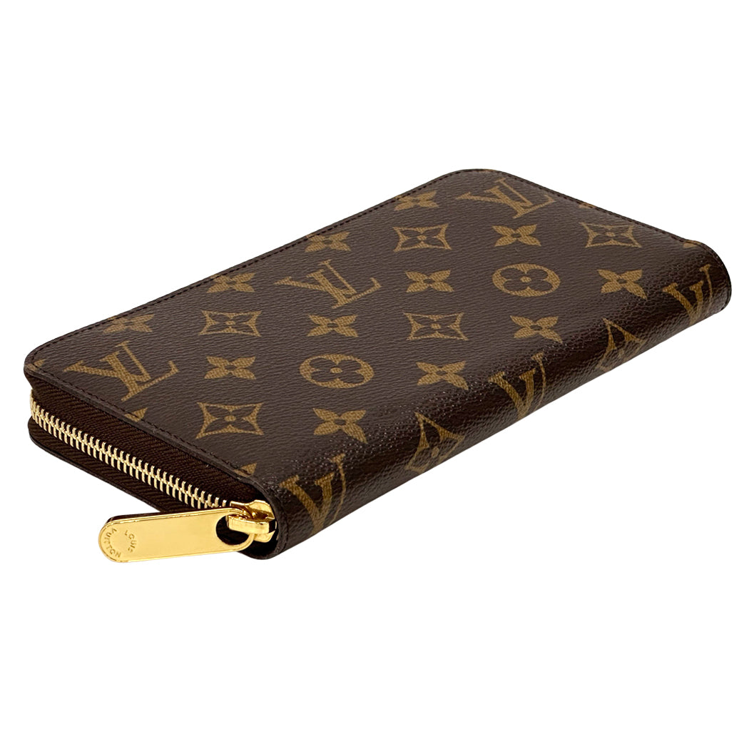 LOUIS VUITTON ルイ・ヴィトン ジッピーウォレット 長財布 モノグラム ブラウン M60017 レディース メンズ 【中古】