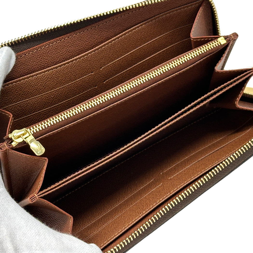 LOUIS VUITTON ルイ・ヴィトン ジッピーウォレット 長財布 モノグラム ブラウン M60017 レディース メンズ 【中古】