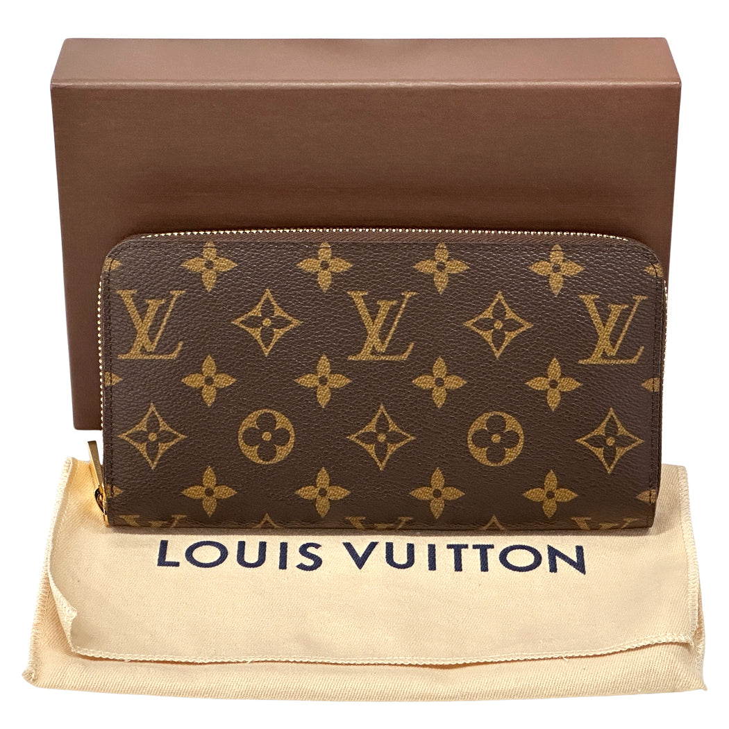 LOUIS VUITTON ルイ・ヴィトン ジッピーウォレット 長財布 モノグラム ブラウン M60017 レディース メンズ 【中古】